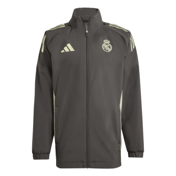 Real Madrid CF мъжко яке с качулка Allweather grey