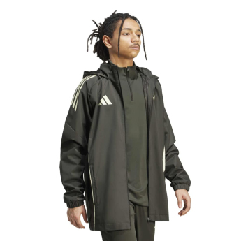 Real Madrid CF мъжко яке с качулка Allweather grey