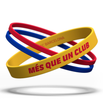 FC Barcelona гумена гривна Locked yellow