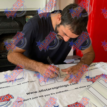 Легенди футболна фланелка Arsenal FC 1985 Pires Signed