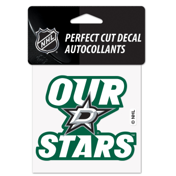 Dallas Stars стикер Perfect Cut Decal SLOGAN