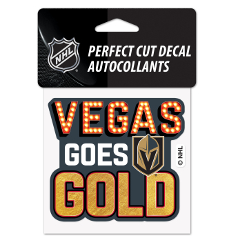Vegas Golden Knights стикер Perfect Cut Decal SLOGAN