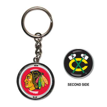 Chicago Blackhawks висулка за ключодържател Spinner Key Ring