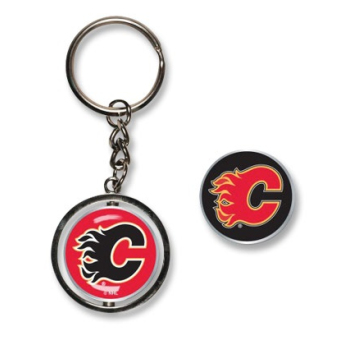 Calgary Flames висулка за ключодържател Spinner Key Ring