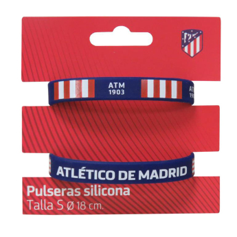 Atletico Madrid детска силиконова гривна 2pack
