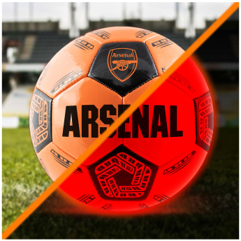 Arsenal FC футболна топка LED Glow Football - size 5