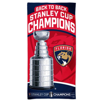 Florida Panthers кърпа 2025 Stanley Cup Champions Locker Room Back to Back Celebration