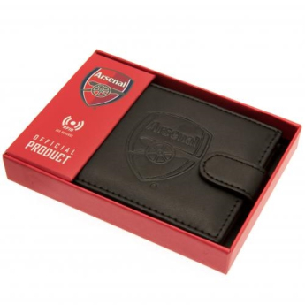 Arsenal FC кожено портмоне Rfid black