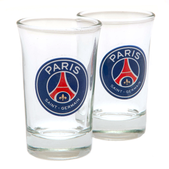 Paris Saint Germain комплект от 2 чашки за алкохол glass