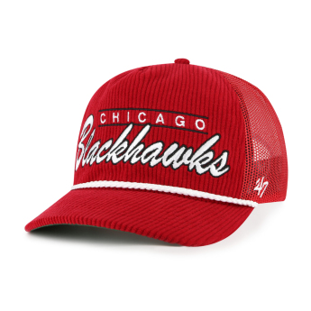 Chicago Blackhawks баскетболна шапка с козирка Double Header Mesh 47 HITCH RF red