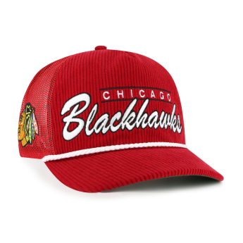 Chicago Blackhawks баскетболна шапка с козирка Double Header Mesh 47 HITCH RF red