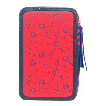 FC Barcelona троен несесер full Plumier