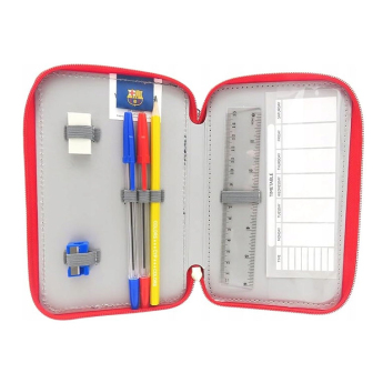 FC Barcelona троен несесер full Plumier