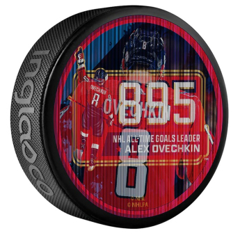 Washington Capitals шайба Alex Ovechkin 895 Goals Lenticular Souvenir Hockey