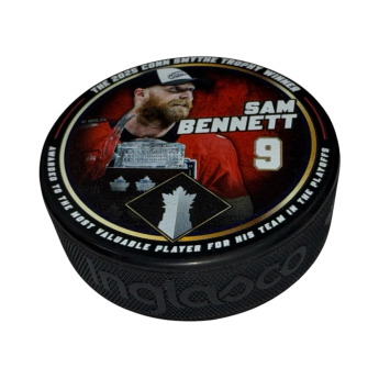 Florida Panthers шайба Sam Bennet #9 NHL 2025 Stanley Cup Playoffs Conn Smythe Trophy Souvenir Collector