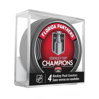 Florida Panthers шайба Stanley Cup Champions 2025 NHL Coaster
