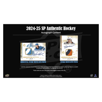 NHL кутии хокей карти NHL 2024-25 Upper Deck SP Authentic Hobby Box