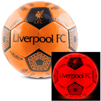 Liverpool FC футболна топка LED Glow Football - size 5