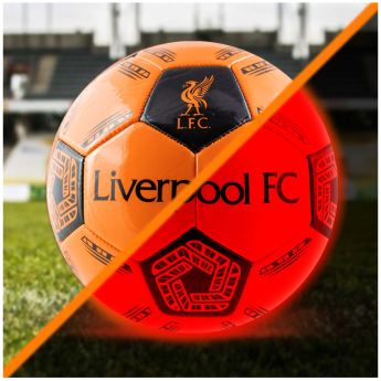 Liverpool FC футболна топка LED Glow Football - size 5