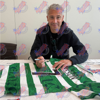 Легенди фланелка с рамка 1996 Larsson Signed Shirt (Framed)