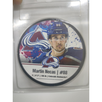 Colorado Avalanche шайба Martin Nečas #88 NHLPA