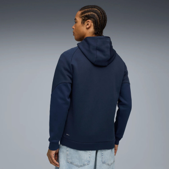 Manchester City мъжки суитшърт с качулка Pumatech navy