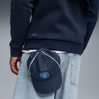 Manchester City мъжки суитшърт с качулка Pumatech navy
