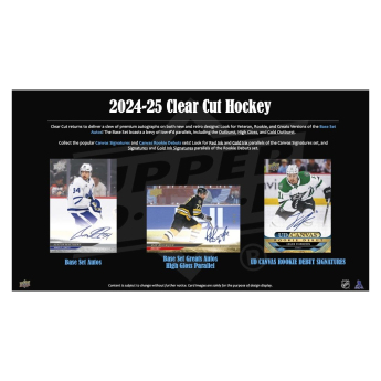 NHL кутии хокей карти NHL 2024-25 Upper Deck Clear Cut Hobby Box