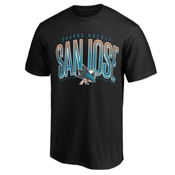 San Jose Sharks мъжка тениска Arch Graphic black