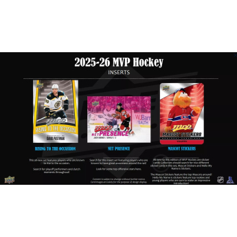 NHL кутии хокей карти NHL 2025-26 Upper Deck MVP Hockey Retail Box