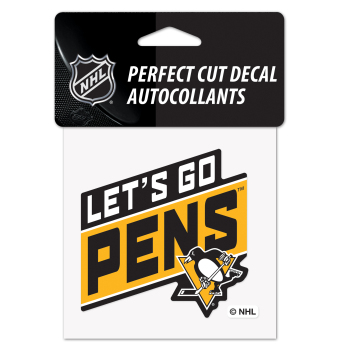 Pittsburgh Penguins стикер Perfect Cut Decal SLOGAN