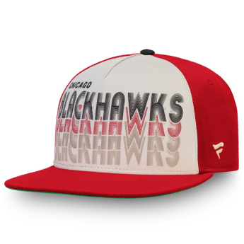 Chicago Blackhawks шапка с козирка flat True Classic Cream