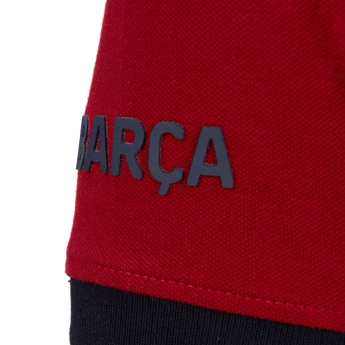 FC Barcelona мъжка поло тениска No6 rayas
