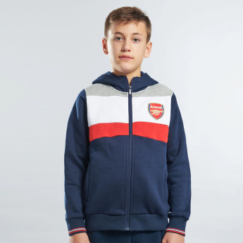 Arsenal FC детски суитшърт с качулка Full Zip colour
