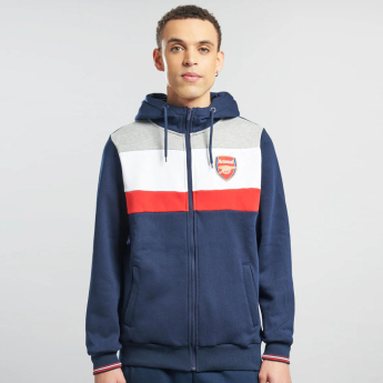 Arsenal FC мъжки суитшърт с качулка Full Zip colour