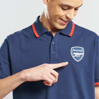 Arsenal FC мъжка поло тениска Logo Tipped navy