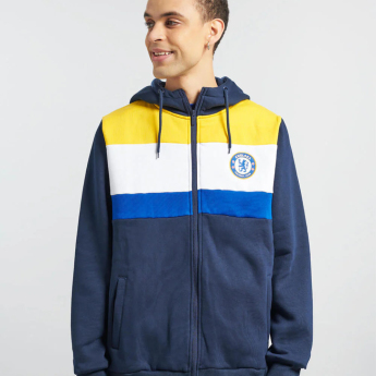 Chelsea FC мъжки суитшърт с качулка Full Zip colour