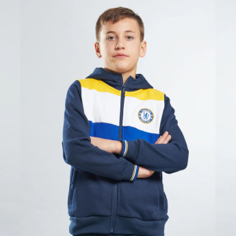 Chelsea FC детски суитшърт с качулка Full Zip colour
