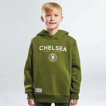 Chelsea FC детски суитшърт с качулка Logo cypress