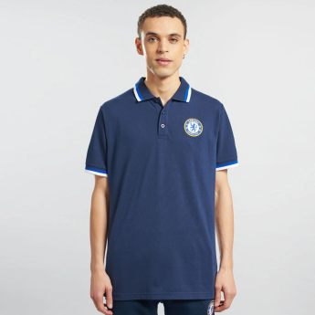 Chelsea FC мъжка поло тениска Tipped navy