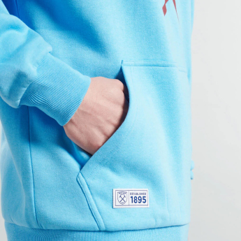 West Ham United мъжки суитшърт с качулка Logo blue