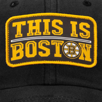 Boston Bruins баскетболна шапка с козирка Hometown Adjustable black