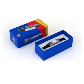 FC Barcelona силиконова гривна fashion black