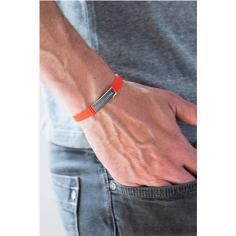 FC Barcelona силиконова гривна fashion coral