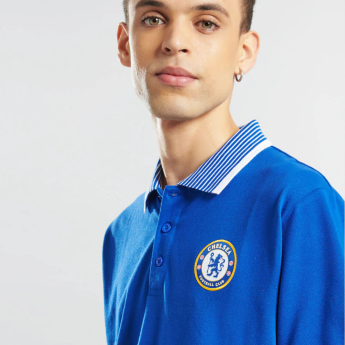 Chelsea FC мъжка поло тениска Tipped royal