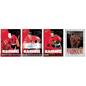 NHL кутии хокей карти NHL 2025-26 Upper Deck Chicago Blackhawks Centennial Box Set