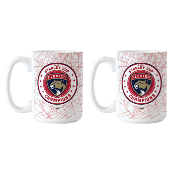 Florida Panthers комплект чаши 2025 Stanley Cup Champions Two-Pack 15oz. Wrap Sublimated