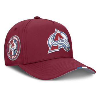 Colorado Avalanche детска бейзболна шапка с козирка 2025 Draft Authentic Pro Structured Adjustable Meshback