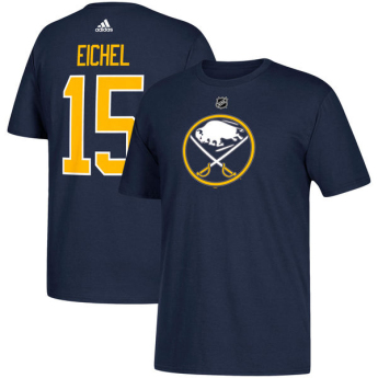 Buffalo Sabres мъжка тениска navy #15 Jack Eichel