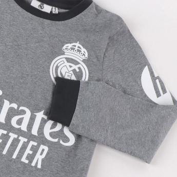 Real Madrid CF детска пижама Long grey